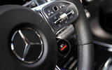 Mercedes-AMG GLA 45 S Plus 2020 road test review - steering wheel buttons