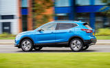 Nissan Qashqai road test review on the road side