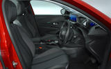 Peugeot e-208 2020 road test review - cabin