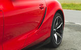 Toyota GR Supra 2019 road test review - rear arch fake aero