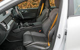Volvo S60 Polestar Engineered 2020 road test review - front seats