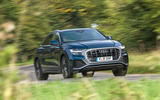 Audi Q8 50 TDI Quattro S Line 2018 road test review - on the road front