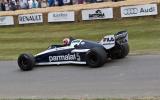 Nelson Piquet reunited with BMW-powered Brabham BT52 at Goodwood