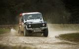 Land Rover Defender Challenge cornering