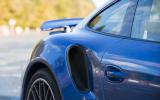 Porsche 911 Turbo aggressive air intake