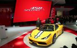 New Ferrari 458 Speciale A revealed at the Paris motor show