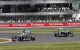Nico Rosberg wins British Grand Prix amid tyre chaos