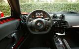 Alfa Romeo 4C's dashboard