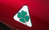 Alfa Romeo Giulia Quadrifoglio Cloverleaf badging