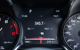 Alfa Romeo Giulia Quadrifoglio information display