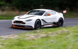 Aston Martin Vantage GT12 cornering