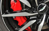 Aston Martin DB11 red brake calipers
