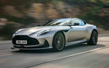 aston martin db12 review 2023 01 cornering front