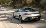 aston martin db12 review 2023 03 tracking rear