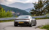 aston martin db12 review 2023 06 cornering rear