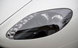 Distinctive Aston Martin headlights
