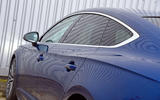 Audi A5 tapered roof line