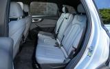 The rear seats in the Audi Q7