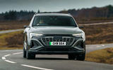 audi q8 e tron review 2023 006 cornering front