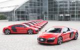 Ten Audi R8 e-tron prototypes