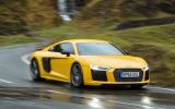 The second generation Audi R8 with the V10 engine
