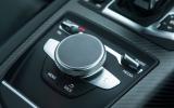 The Audi R8's infotainment controls