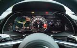 The Audi R8 digital instrument