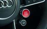 The Audi R8's ignition button