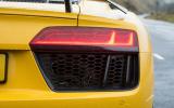 The R8 rear lights also used Audi's LED lights