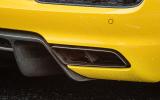 The Audi R8 comes with dual tailpipes
