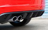 Audi RS3's twin exhaust