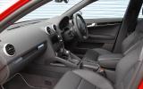 Audi RS3's front seats
