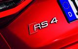 Audi RS4 badging