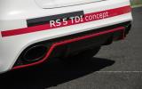 Audi RS5 V6 TDI-e prototype rear diffuser