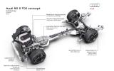 Audi RS5 V6 TDI-e prototype powertrain