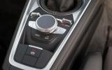 Controls for the infotainment system in the Audi TT