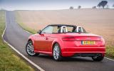 The two seat Audi TT Roadster