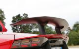 The adjustable Aventador SV wing