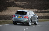 Bentley Bentayga rear cornering