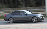 BMW 330e on the road