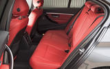 BMW 330e rear seats