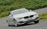BMW 4-series 420d 2013 UK review hero front