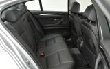 BMW 520d SE rear seats
