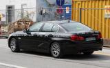 BMW 5-series hybrid spied