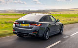 bmw i4 review 2023 002 tracking rear
