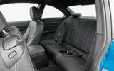 BMW M2 rear seats