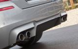 BMW M5's quad exhaust system