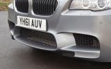 BMW M5's vast air intakes