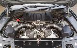 BMW M5 twin-turbo V8 engine