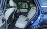Rear seating in the BMW X1
